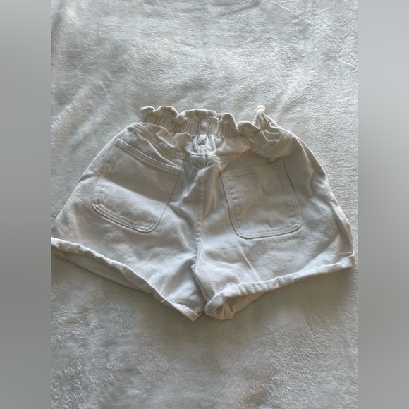 White Princess Polly Paper Bag Shorts - Picture 5 of 5